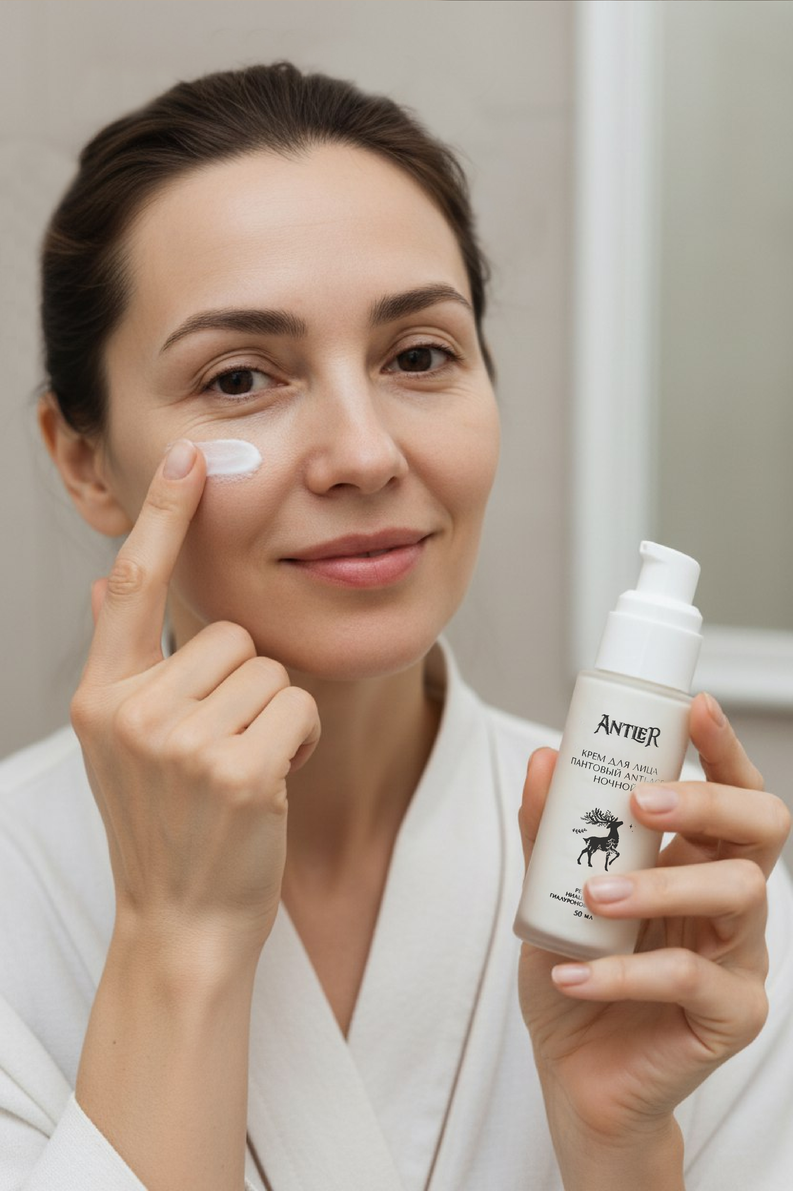 Пантовый ночной крем для лица ANTI-AGE, 50мл