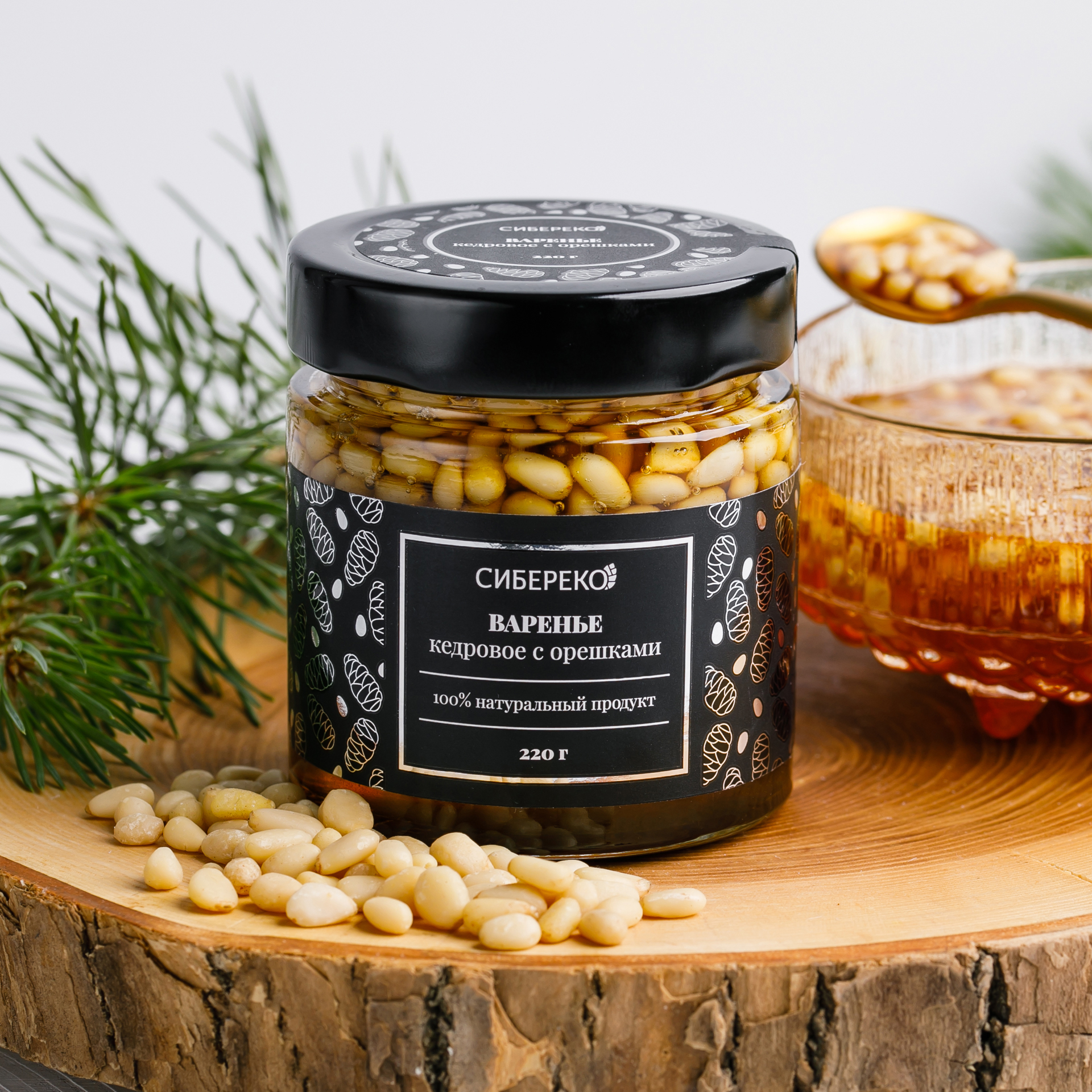 Варенье Кедровое с орешками, 220 г