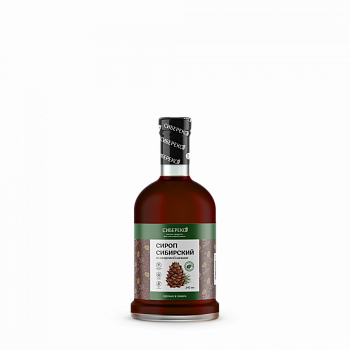 Сибереко Сироп на растительном сырье из кедровой шишки 240 мл бутылка