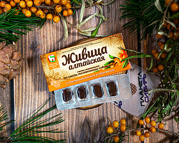 Живица "Алтайская" с прополисным воском и облепихой
