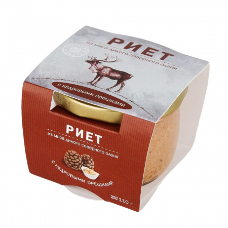 РИЕТ ИЗ МЯСА ДИКОГО ОЛЕНЯ С КЕДРОВЫМИ ОРЕШКАМИ