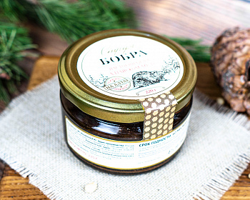 Струя бобра настоеная на Алтайском меду, 220 г