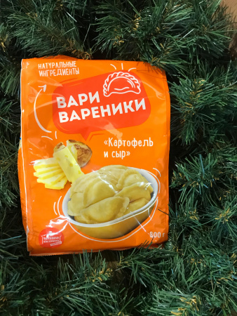 Вареники Вари Вареники «Картофель и сыр» 0,8 кг фото в интернет-магазине Планета Сибирь