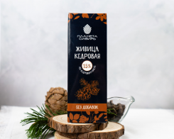 Живица кедровая на кедровом масле 15 % б:добавок, 100 мл - КА-00025548