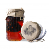 С крышками_кедровая шишка в сиропе биг