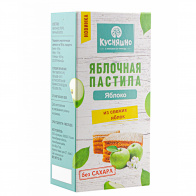 Кусняшино Яблочная пастила без сахара Классическая 50 гр., шт Кусняшино Яблочная пастила без сахара Классическая 50 гр., шт