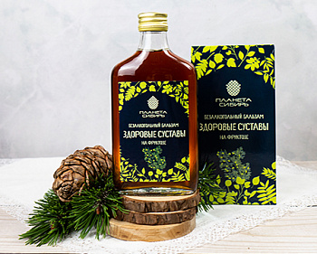 АлтайБиоПроект Планета Сибирь Бальзам Здоровые суставы на фруктозе № 13, 250 мл