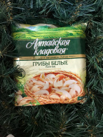 Грибы белые Алтайская кладовая резаные быстрозамороженные, 300 г фото в интернет-магазине Планета Сибирь