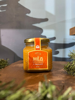 Алтайская компания Медовый край Мед с Пыльцой ,330гр*12 шт